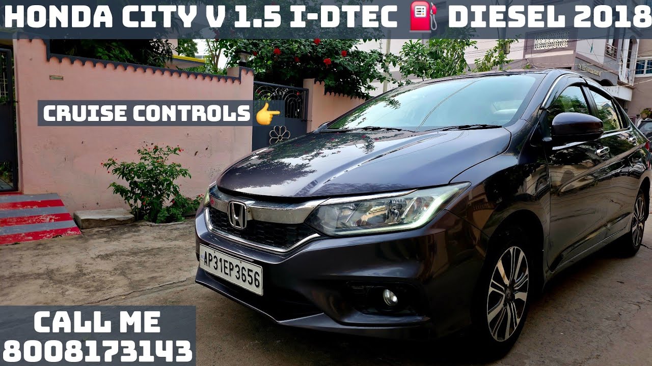 Honda City V 1.5 i-DTEC 2018 ⛽ Diesel For Sale @Haniya Car Decors 