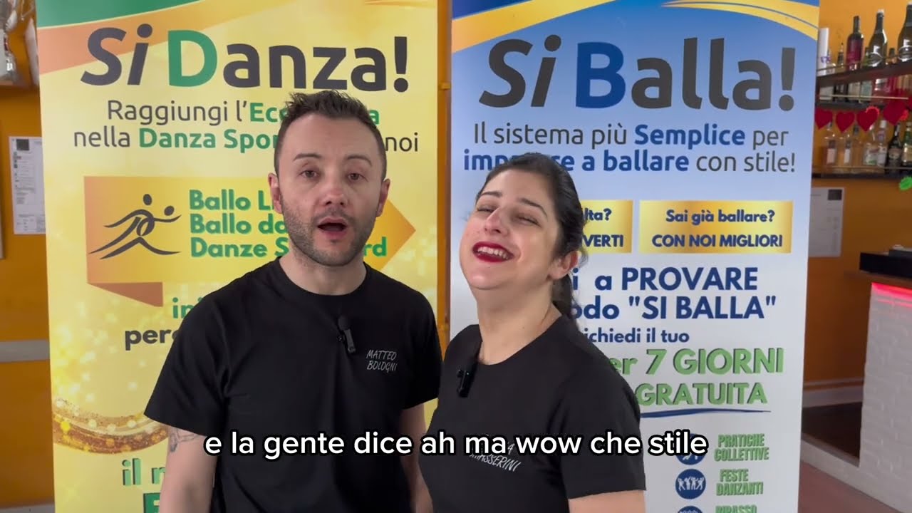 GIRO SINISTRO APERTO VALZER LENTO!Pillole di ballo con Matteo e Daniela💚💙