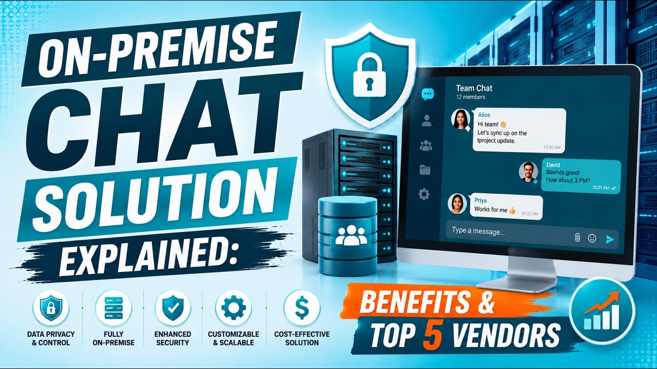 On-Premise Chat Solution Explained: Benefits & Top 5 Vendors (2026 Guide)