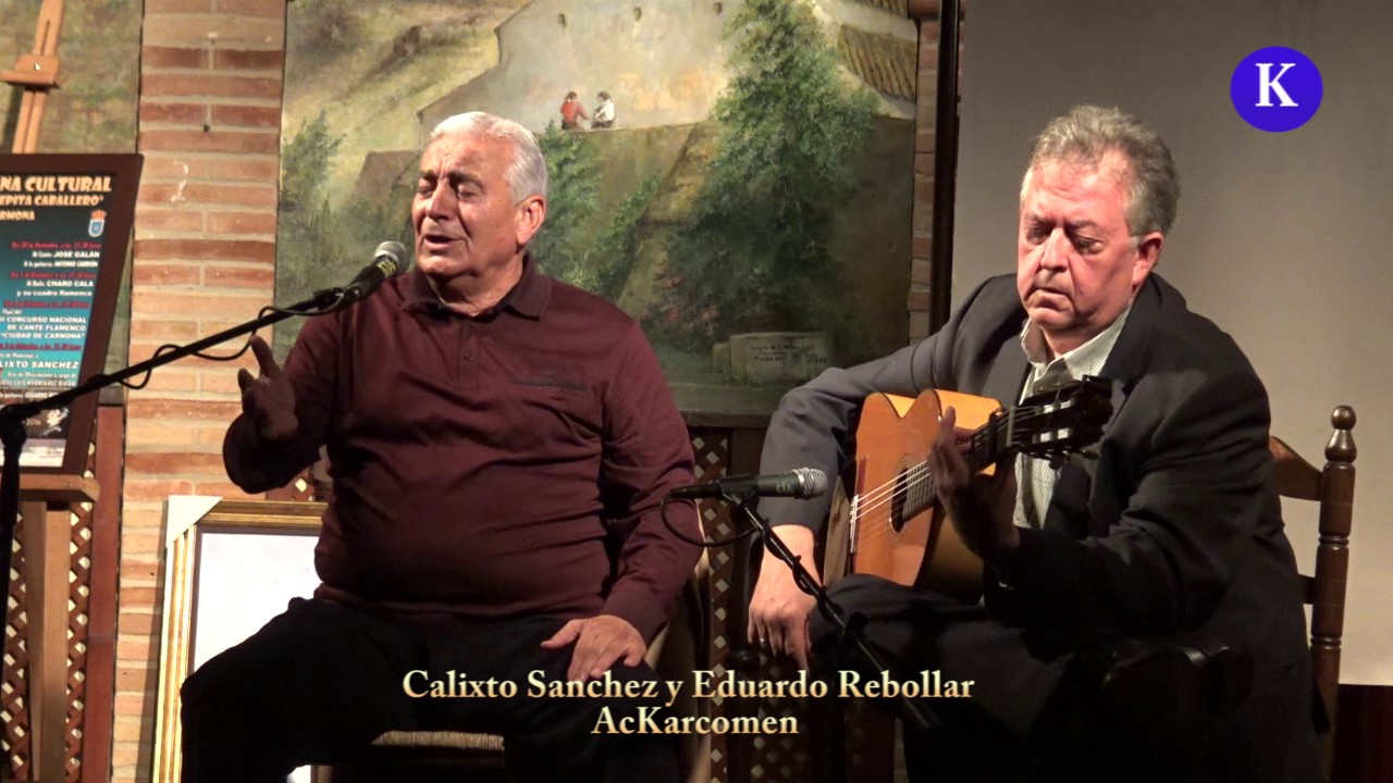 Calixto Sanchez y Eduardo Rebollar malagueñas XVI Semana Cultural “Memorial Pepita Caballero”
