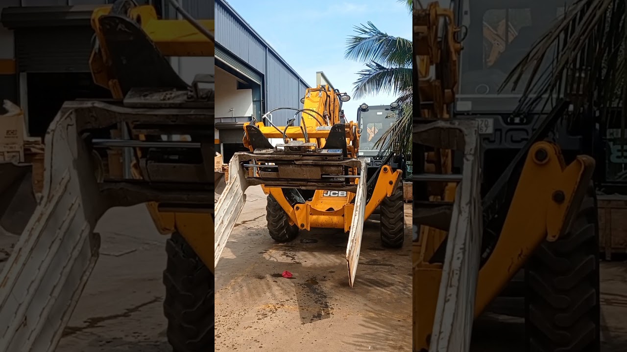 JCB Telehandler bale clamp attachment/JCB loadall #shorts15