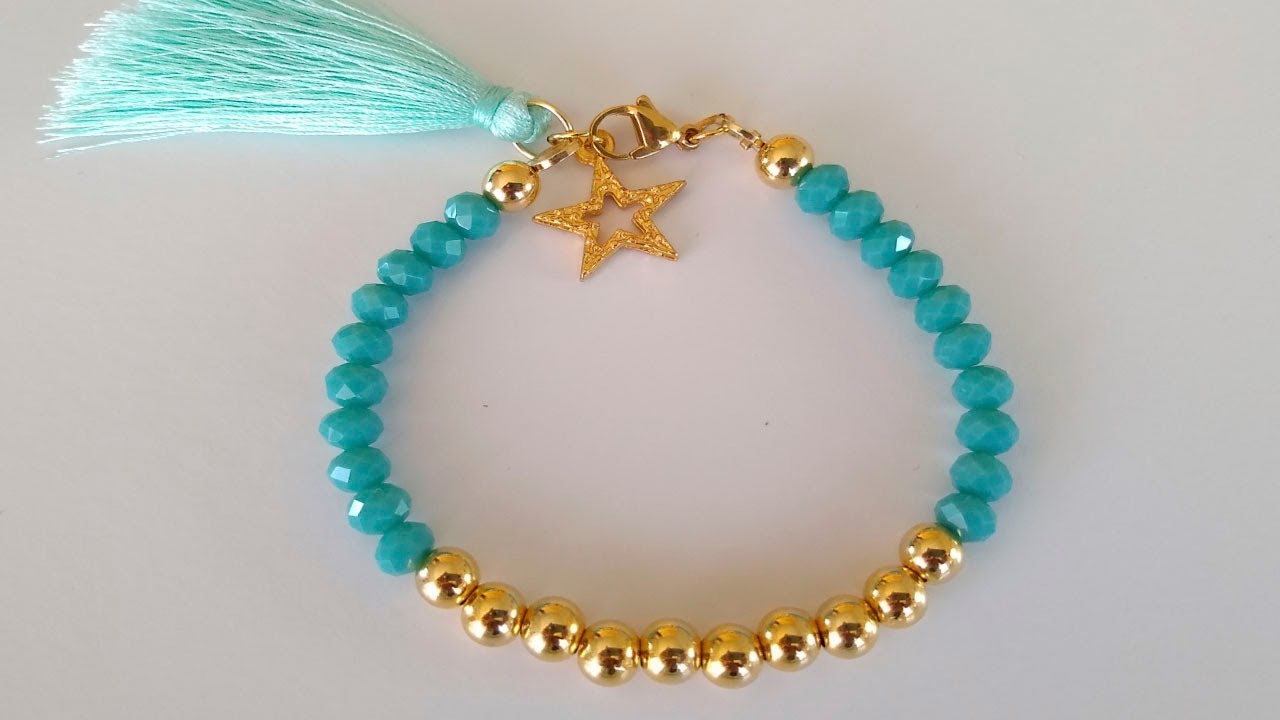 COMO HACER ESTA PULSERA EN PIEDRA