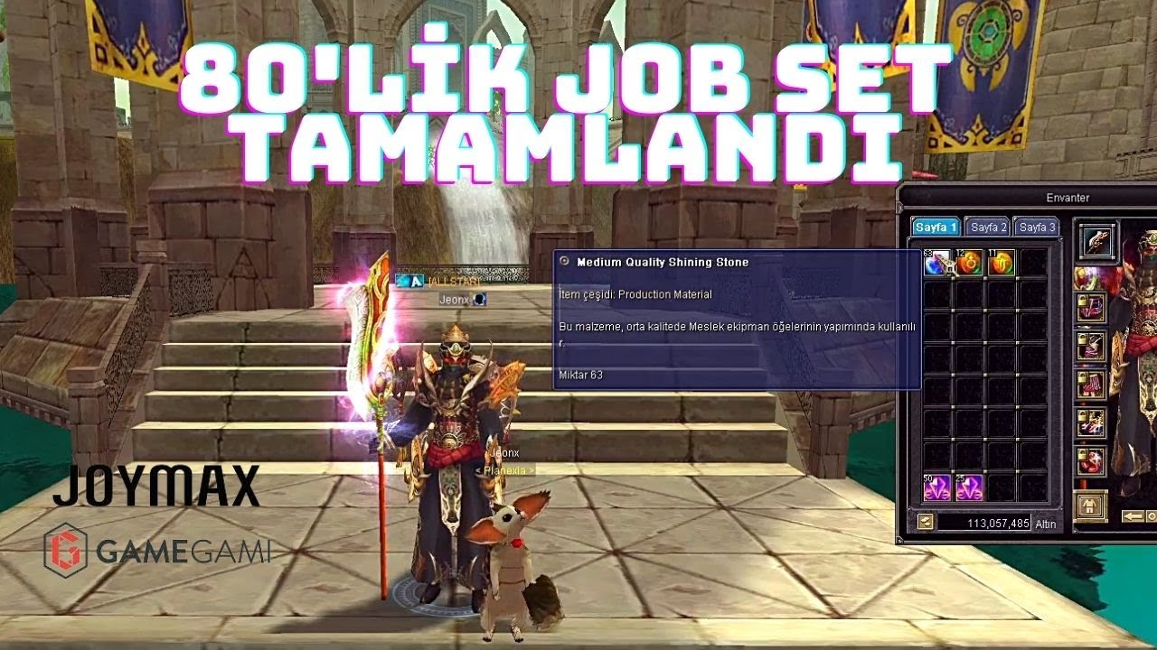 80'LİK JOB SETİ BİTİRDİK  |  JOB BLUE  #TRSRO #SİLKROAD
