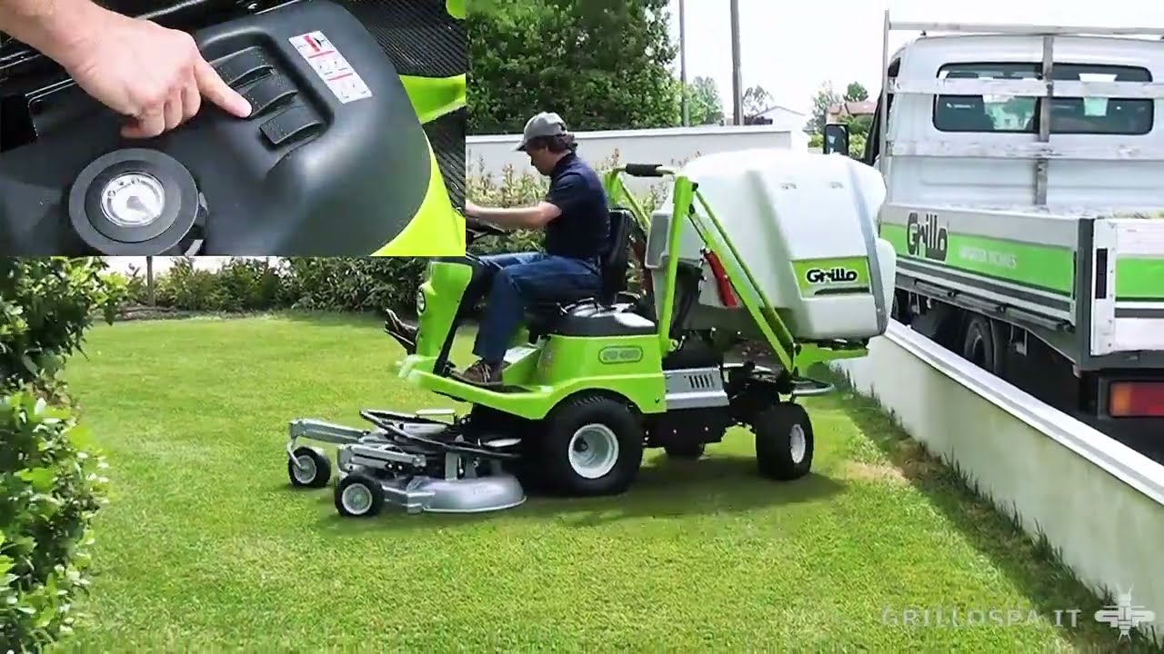 Grillo FD 450 beim Mähen