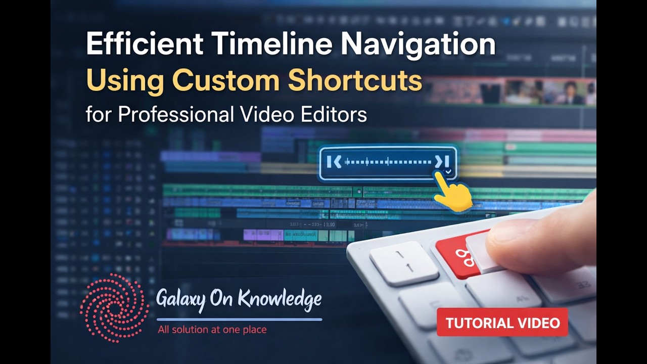 Efficient Timeline Navigation Using Custom Shortcuts for Professional Video Editors (Tutorial Video)