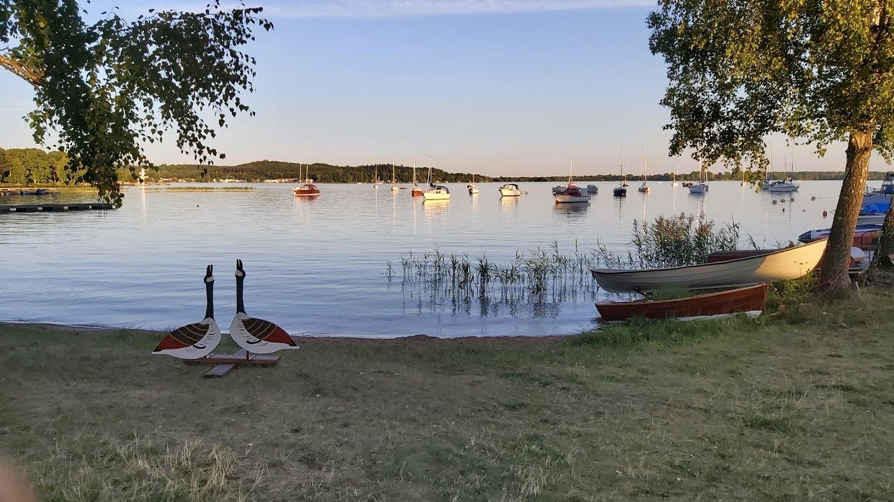 En helg på Motala segelklubb ställplats.