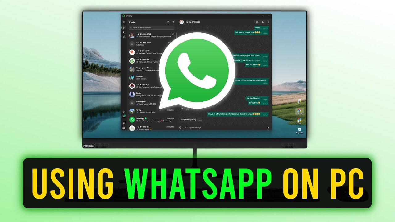How To Use WhatsApp On PC (Desktop or Laptop)