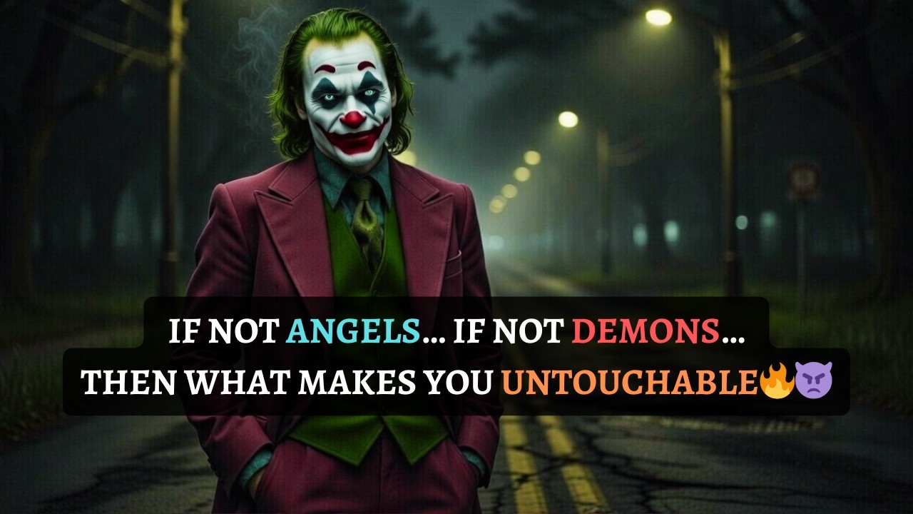 THEY TRIED TO ACCESS YOUR ENERGY… ACCESS DENIED 🔥💀👿| JOKER SPEECH | JOKER MOTIVATION #grim
