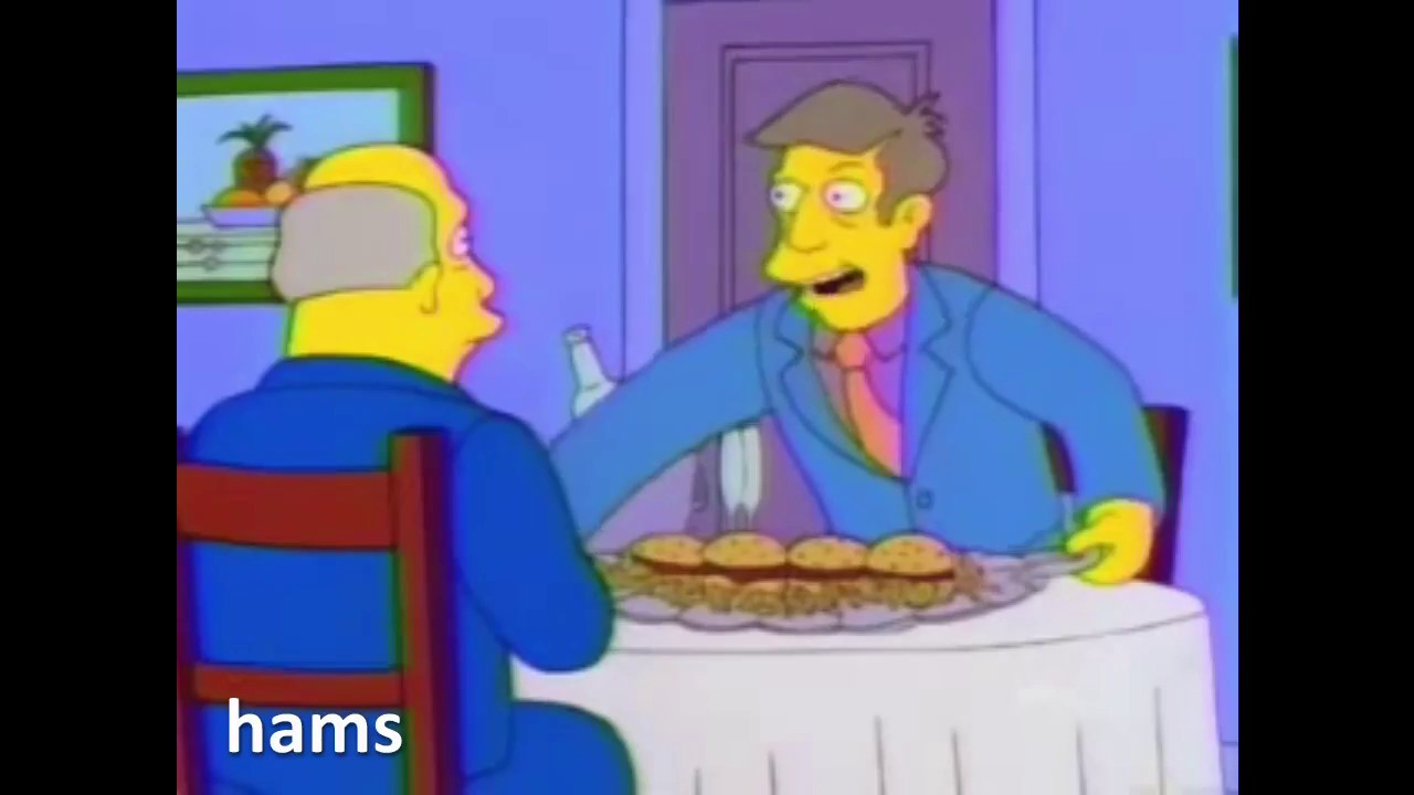 Alphabetical But Hams In It's Order Steamed