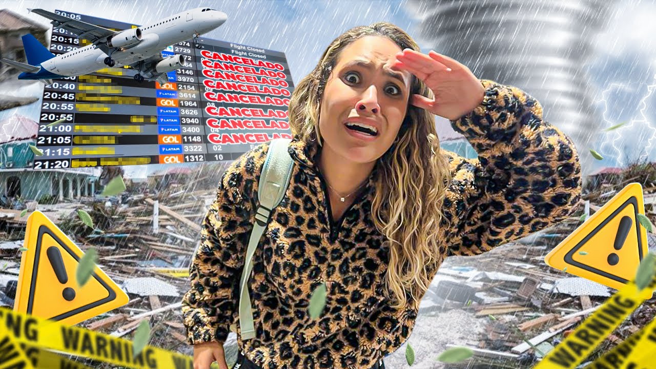 TEMOS QUE VOLTAR PARA O BRASIL O FURACÃO ESTÁ CHEGANDO EM ORLANDO! - RAFAELLA BALTAR
