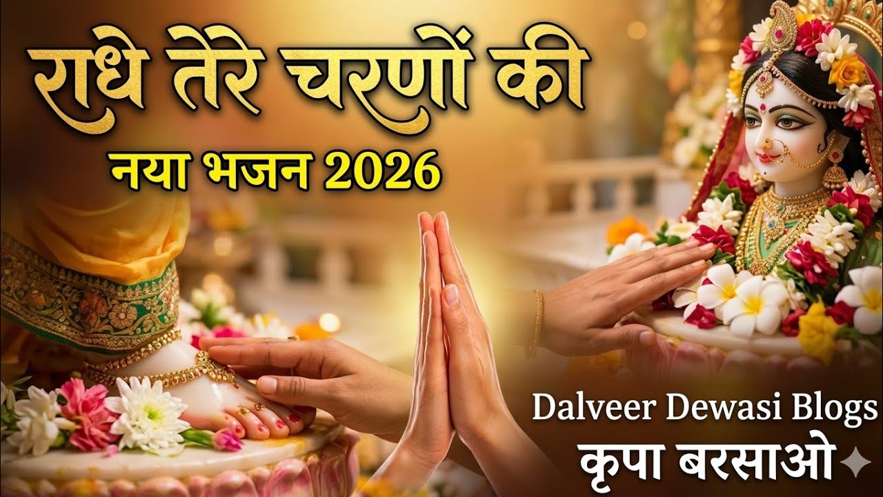 राधे तेरे चरणों की धूल जो मिल जाए Beautiful Radha Rani Bhajan Devotional Video dalveer dewasi blogs