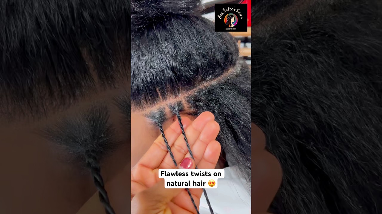 Twists on natural hair tutorial, flawless easy twists 