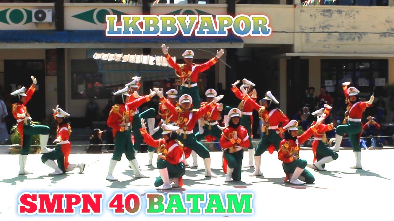 PENAMPILAN PASKIBRA SMPN 40 BATAM (Tim A) LKBBVAPOR || BOSMABA 2020 #Part_22