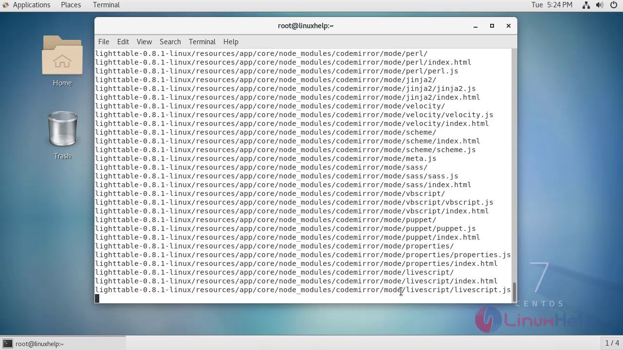 How to Install LightTable 0.8.1 on CentOS 7.6