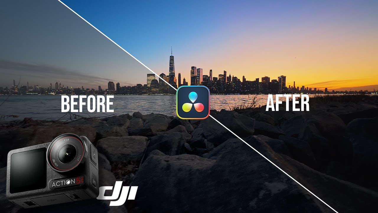 COLOR GRADE LIKE A PRO! DJI Osmo Action 5 Pro From D Log M to Rec 709