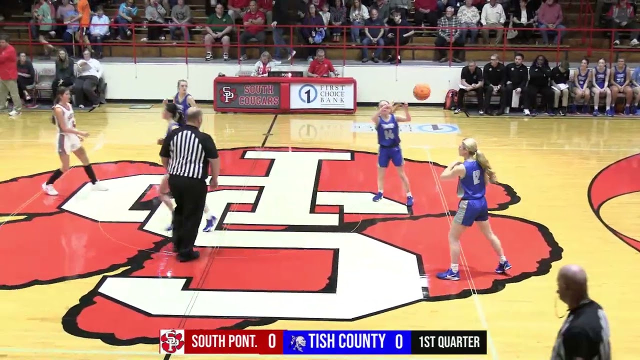 Tish County vs South Pontotoc 1 9 2026 on Jack Ivy Broadcasting