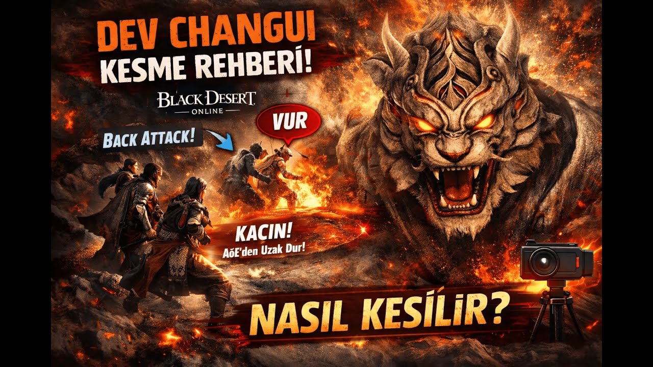 Dev Changui Kara Tapınak Rehberi | Facia Lv.10 Nasıl Kesilir? – Black Desert Online