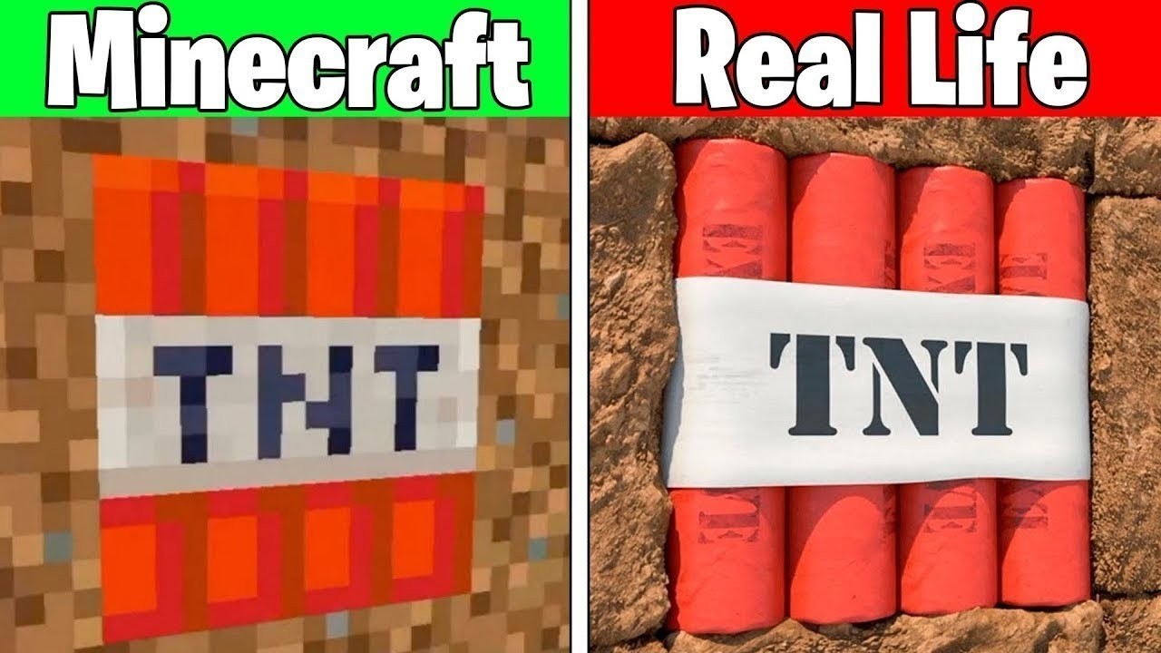 Real Life vs Minecraft | Realistic Minecraft, Water, Lava, Slime, Fire, Villager #893
