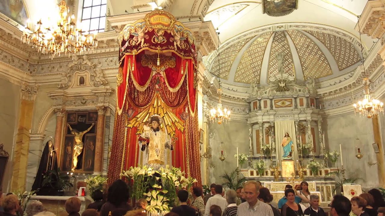 Nicotera M.na (VV) - festa di S. Antonio 2015 - S. Messa: 