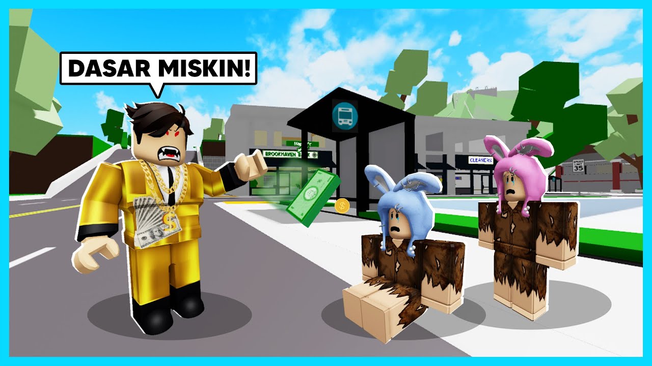MIPAN & ZUZUZU Yang Miskin Di Hina Orang Kaya! MISKIN VS KAYA - Brookhaven 🏡RP Funny Moments