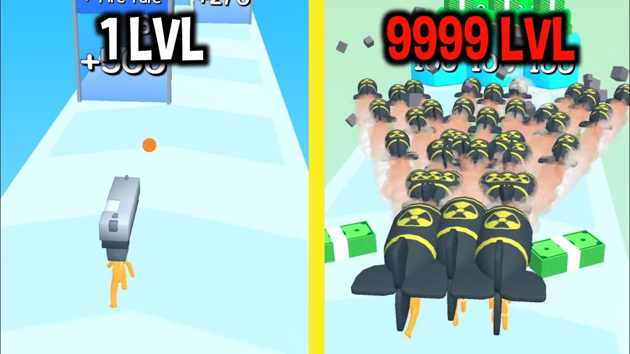 MAX LEVEL in Gun Head Run Game
