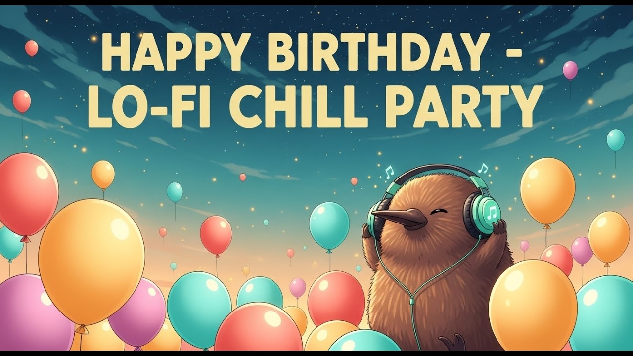 Lo-Fi Birthday Party Music to Chill & Celebrate 🎈 Chill Lo-Fi Music for a Cozy Celebration