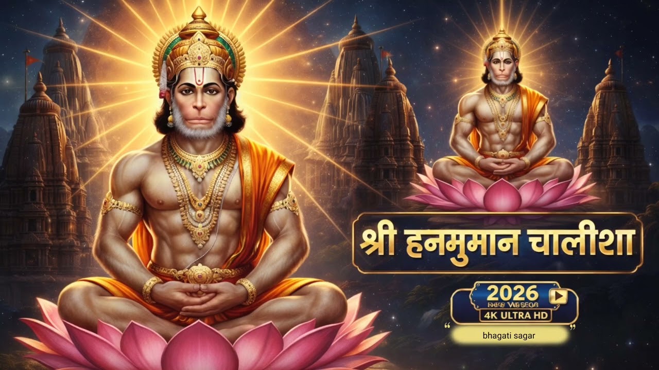 🚩 Hanuman Chalisa 2026: Most Powerful Version | Power of Hanuman | BHAGATI SAGAR.#bajrangbali 