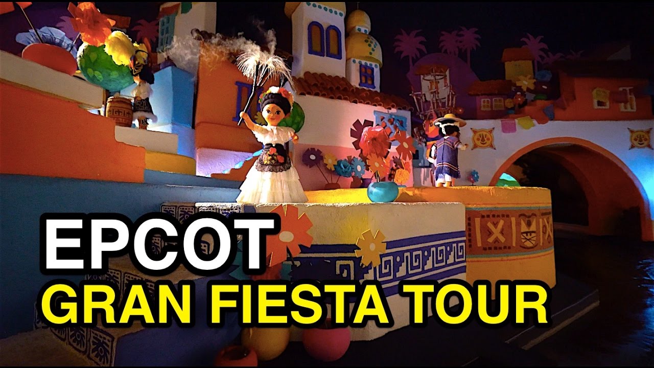 [4K] Gran Fiesta Tour Starring The Three Caballeros : Epcot (Orlando, FL)