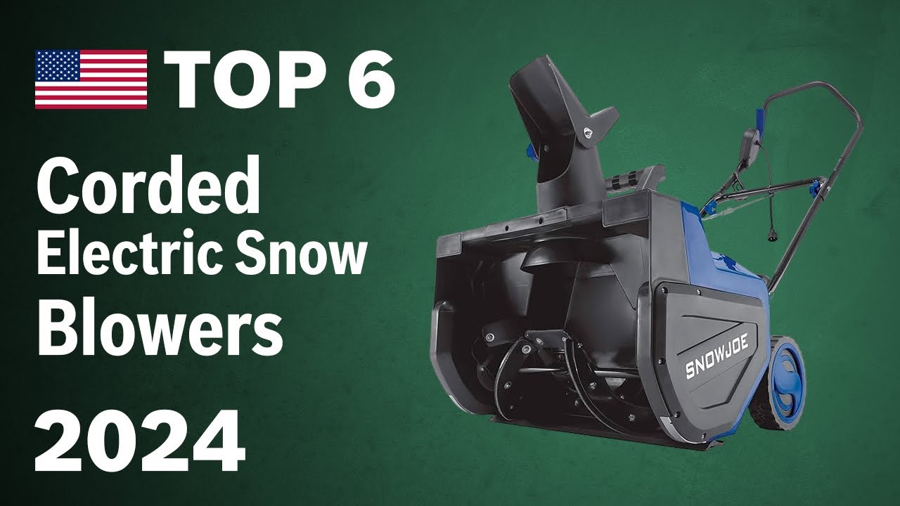 TOP-6. Best Corded Electric Snow Blowers 2024