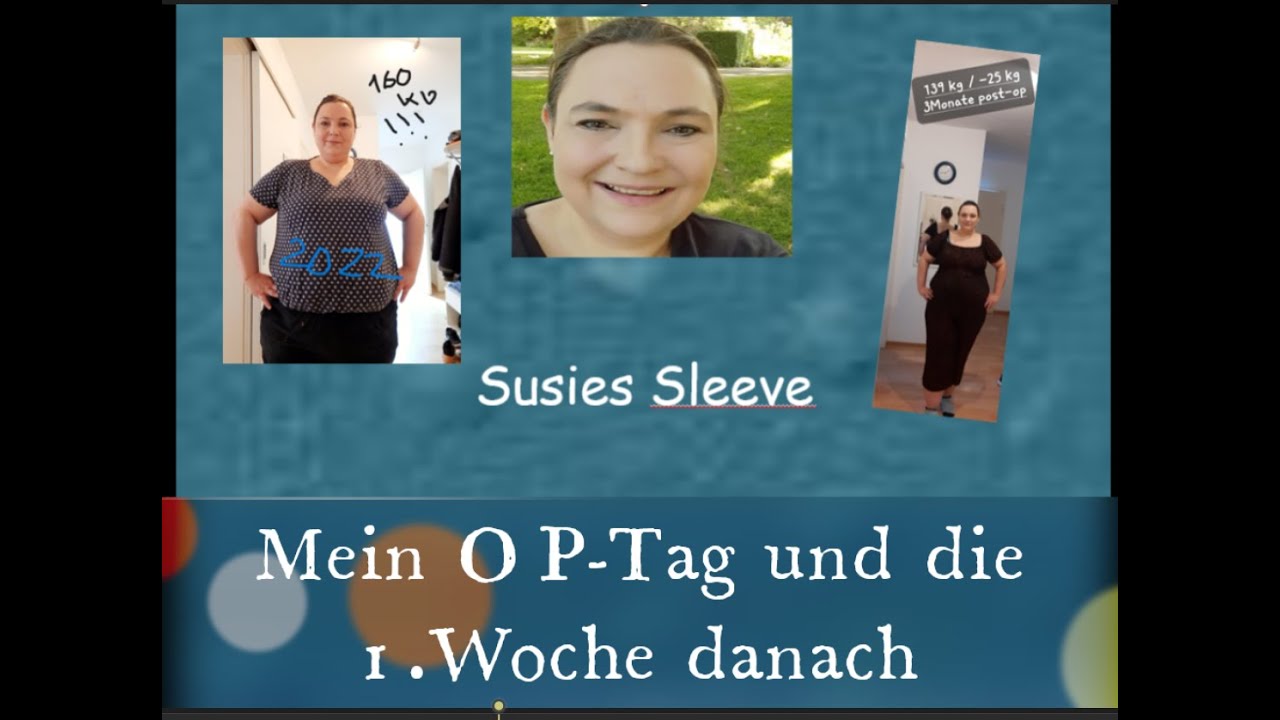 Meine OP  Schlauchmagen - OP Tag und die erste Woche danach #magenverkleinerung#erfahrungsbericht