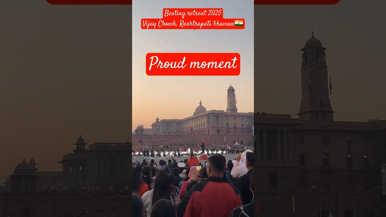 Beating retreat 2025 | Rashtrapati Bhawan | vijay chowk | new delhi | modiji #beatingretreat #modi