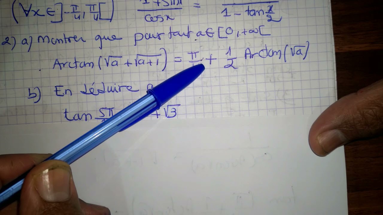 2 bac sm : continuité devoir 5 page 65 ( almoufid ) partie 1