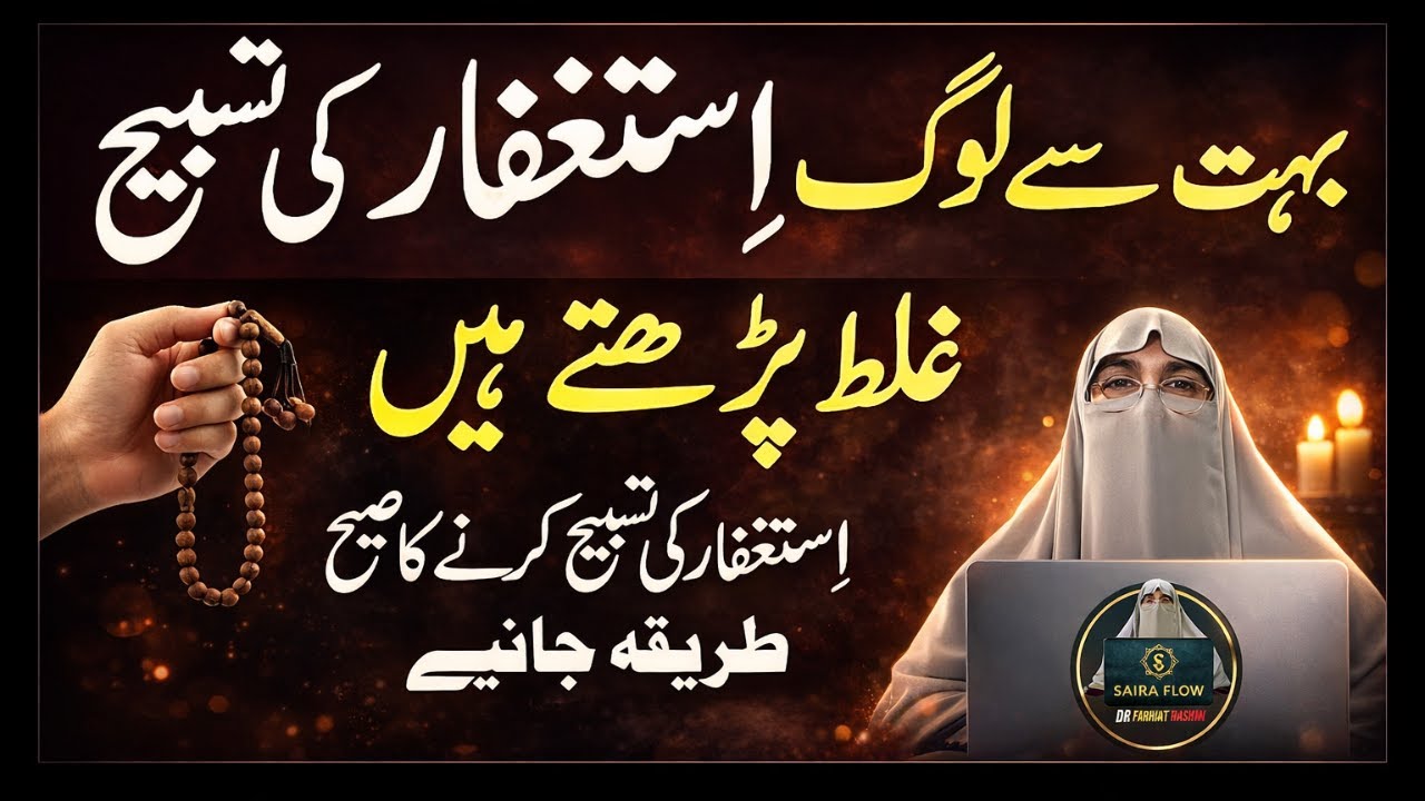 Astaghfar Ki Tasbeeh Ghalat Parhne Ki Bari Wajah – Subah Ka Sahih Amal Janiye | Farhat Hashmi