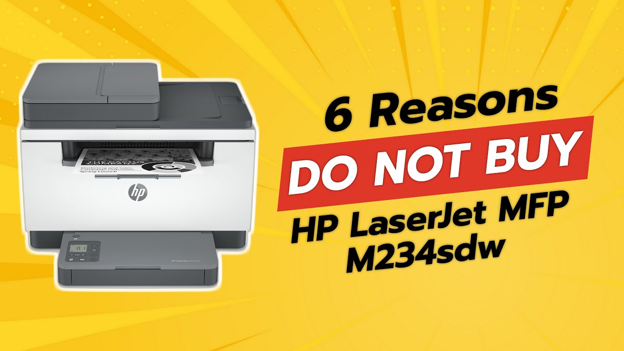 НЕ ПОКУПАЙТЕ МФУ HP LaserJet MFP M234sdw, ПОКА НЕ ПОСМОТРИТЕ ЭТОТ ВИДЕО! 🚫🖨️ (6 причин)