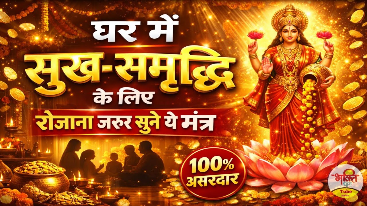 परिवार में सुख-शांति के लिए रोजाना सुने ये मंत्र। ॐ शान्ति स्वरूपाय गृह मंगल प्रदाय नमः।