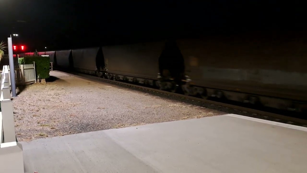 Empty Aurzion Coal train through Gunnedah destation Maules Creek 4/3/26