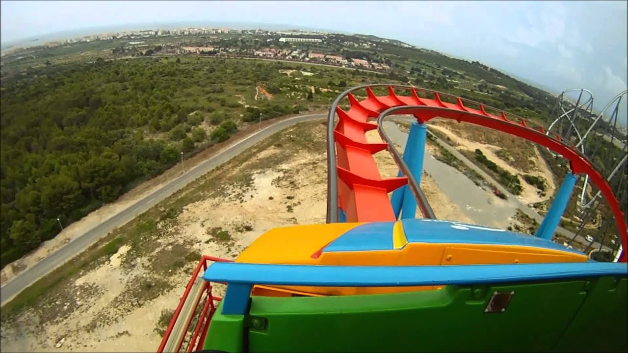 Dragon Khan (Port Aventura) 1ª Fila [GoPro HD]