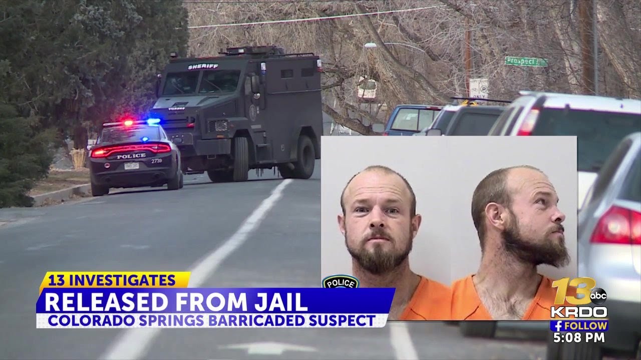 Suspect accused of trying to kill Colorado Springs police officers released from jail nine ...
