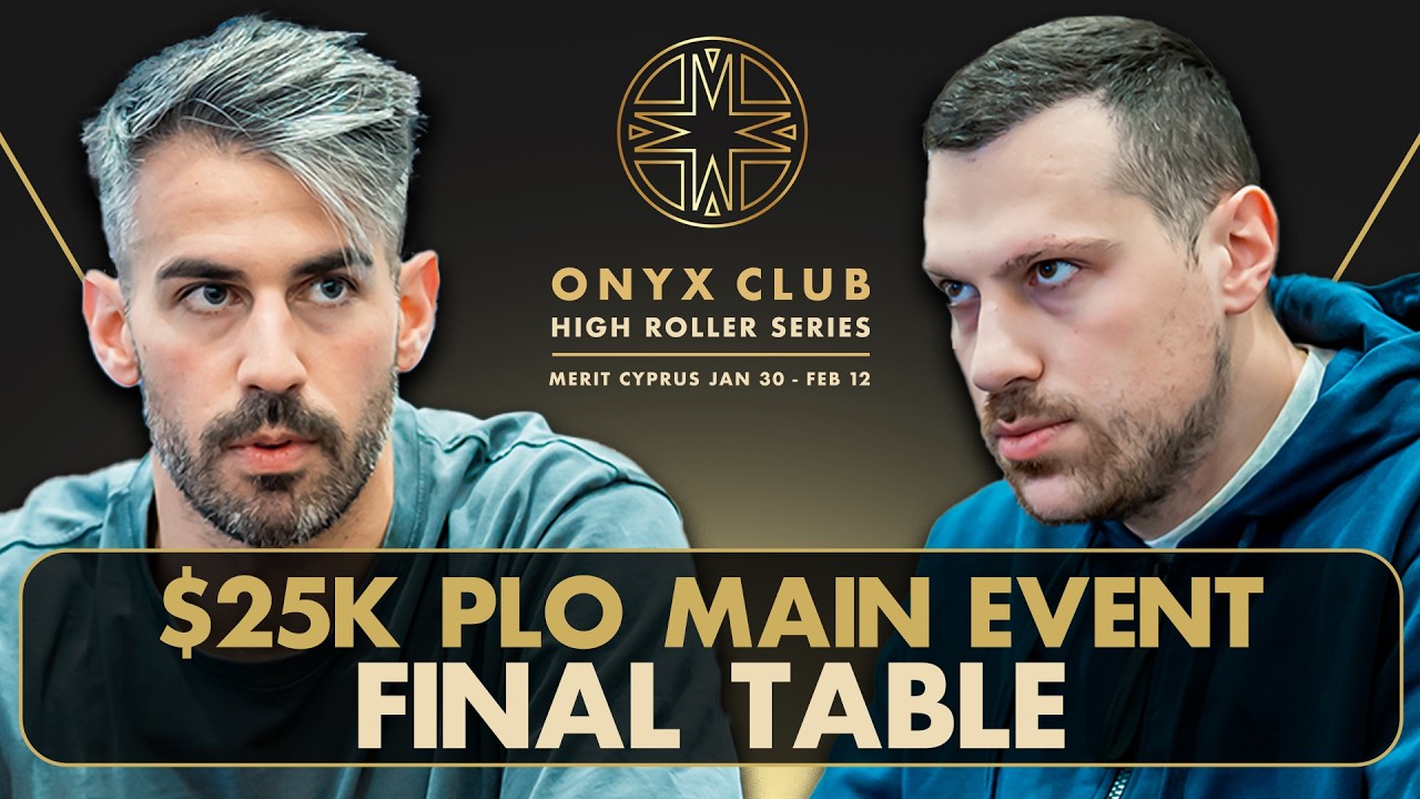 $1,125,000 for 1st! | $25,500 PLO Main Event | FINAL TABLE | Onyx Club