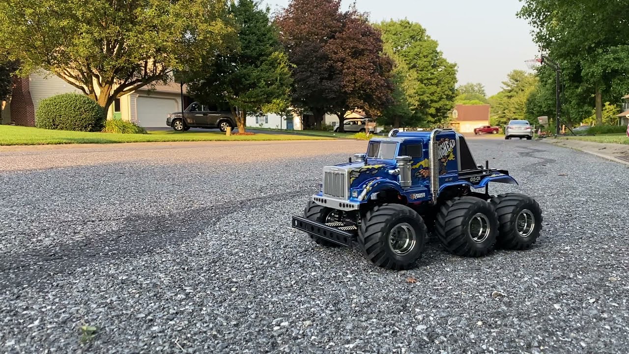1st run of the Tamiya Konghead 6x6