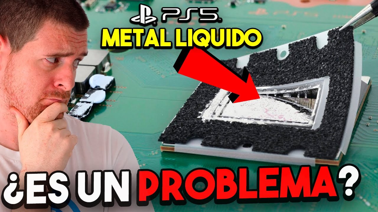 ¿Es un PROBLEMA el METAL LIQUIDO de PS5? 🤔Opinión Sincera.