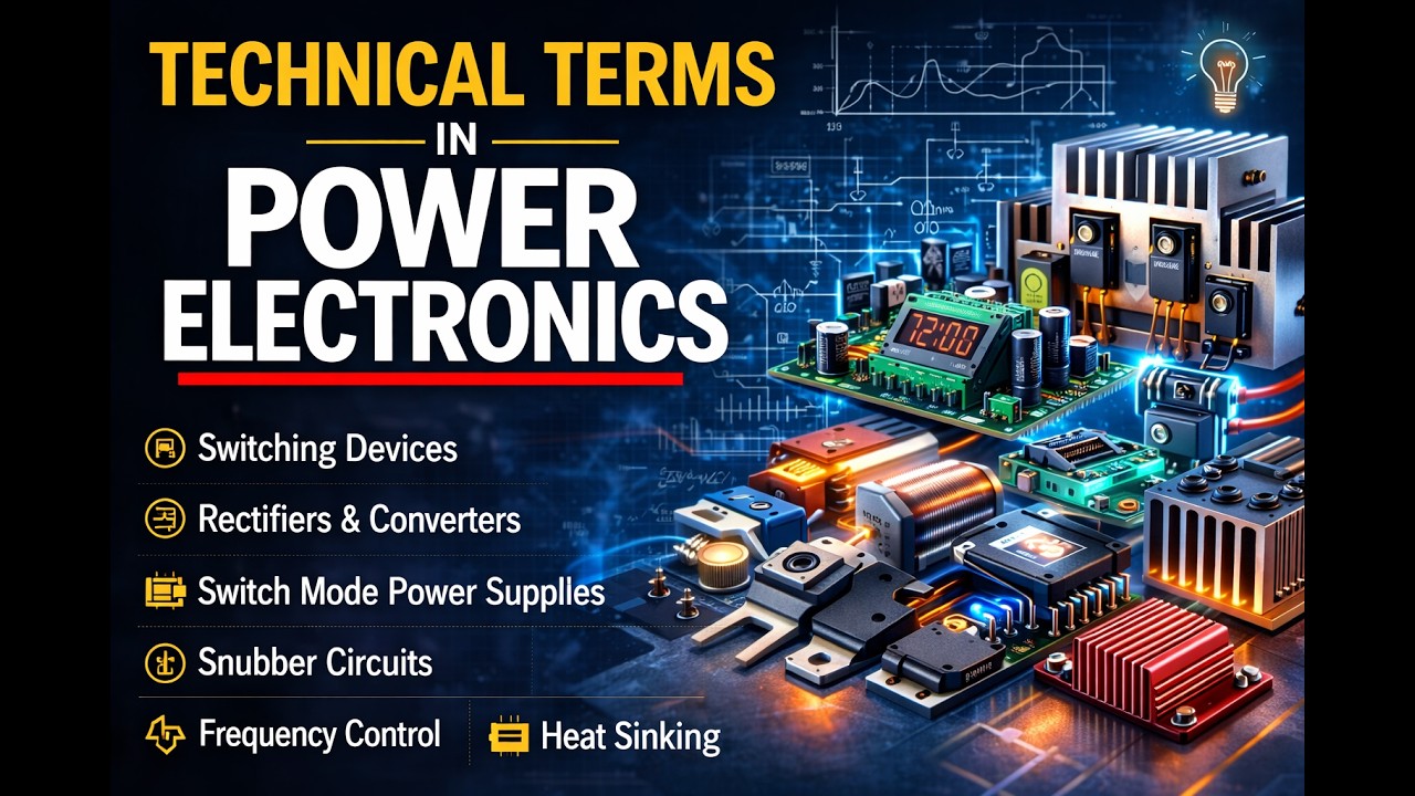 Technical terms in power electronics  /// Mots techniques en électronique de puissance