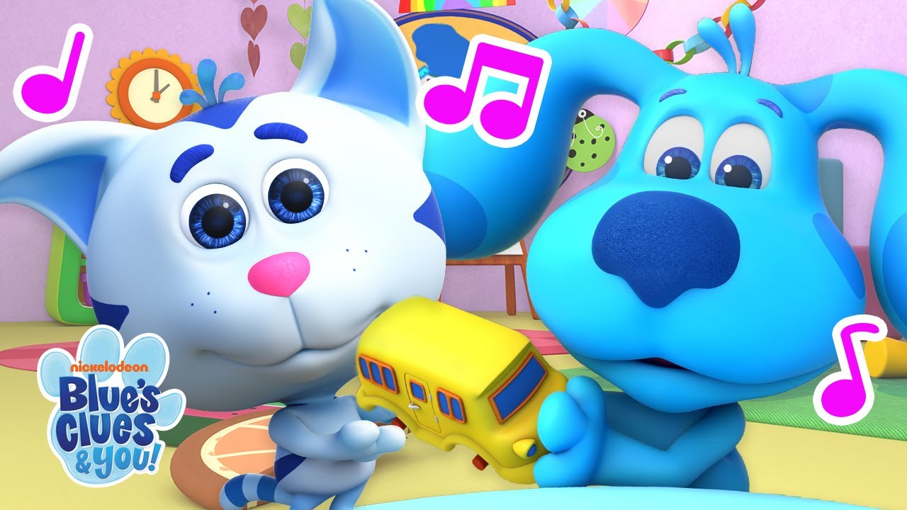 The Wheels On The Bus! 🚌 Summer Nursery Rhymes Compilation | Blue’s Clues & You!