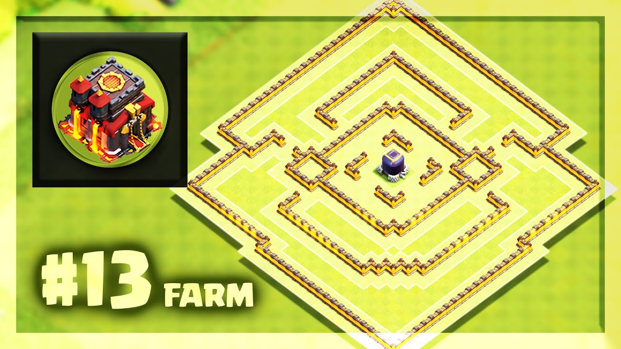 TH10 Base #13 - Farm (+Replays +Link)