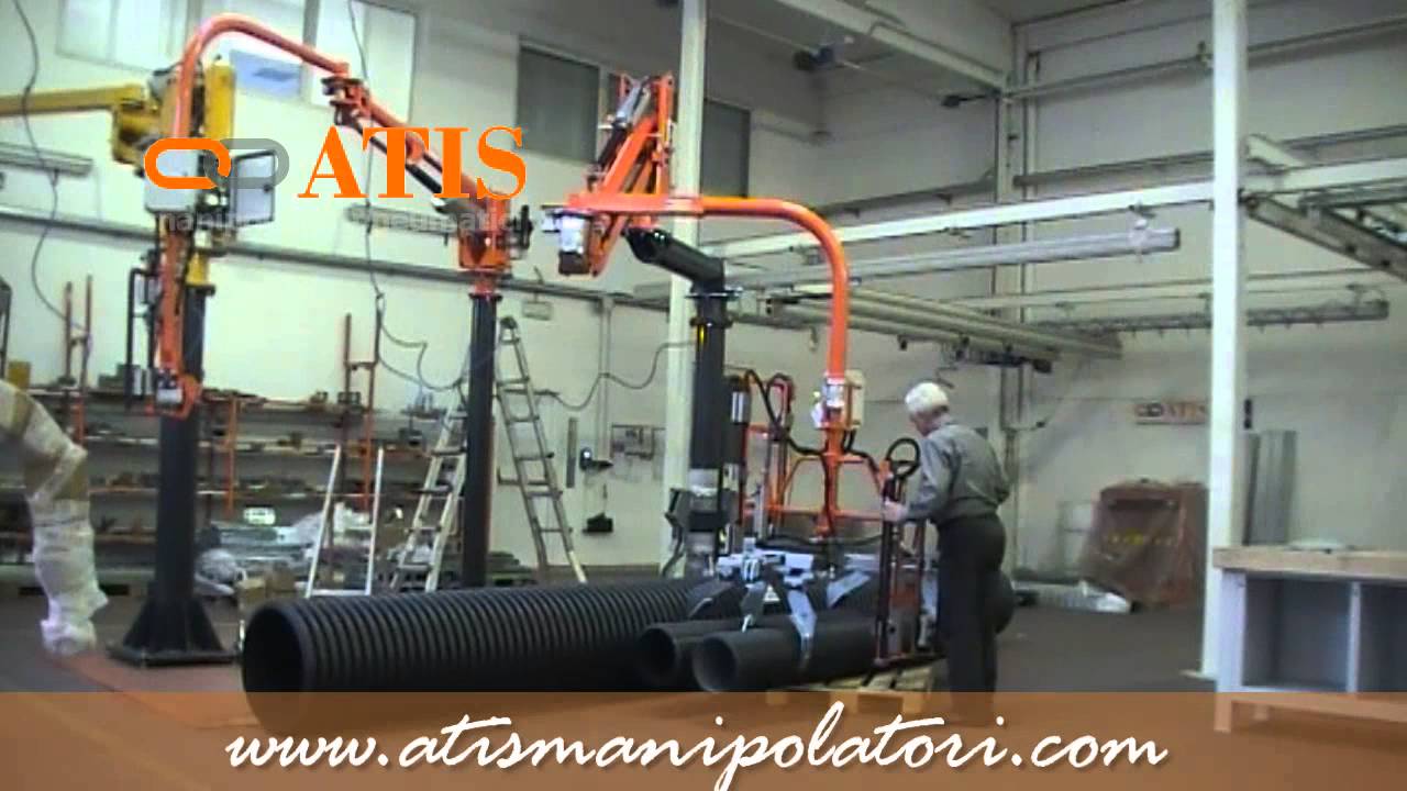 Manipolatori pneumatici pinza tubi plastica - pneumatic manipulators gripping tool for tubes