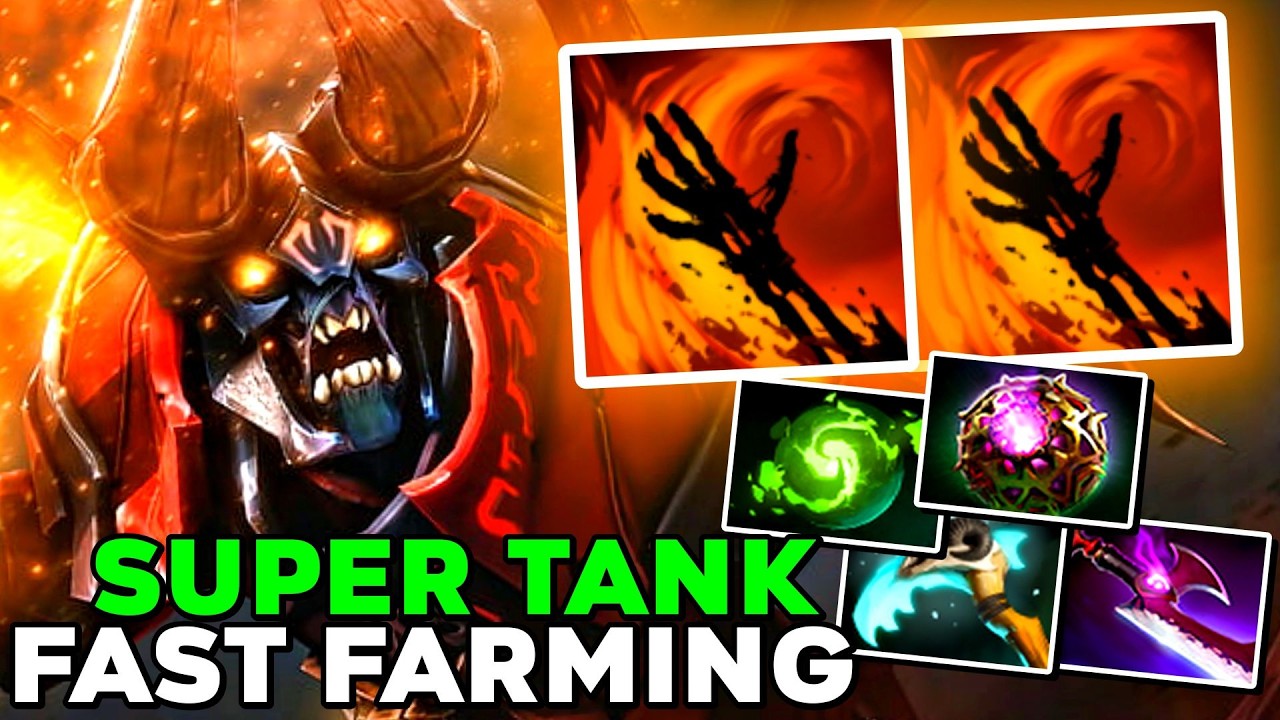 Destroyed Enemies Safelane Double Ultimate [ DOOM ] Fast Farming Super Tank - Dota 2