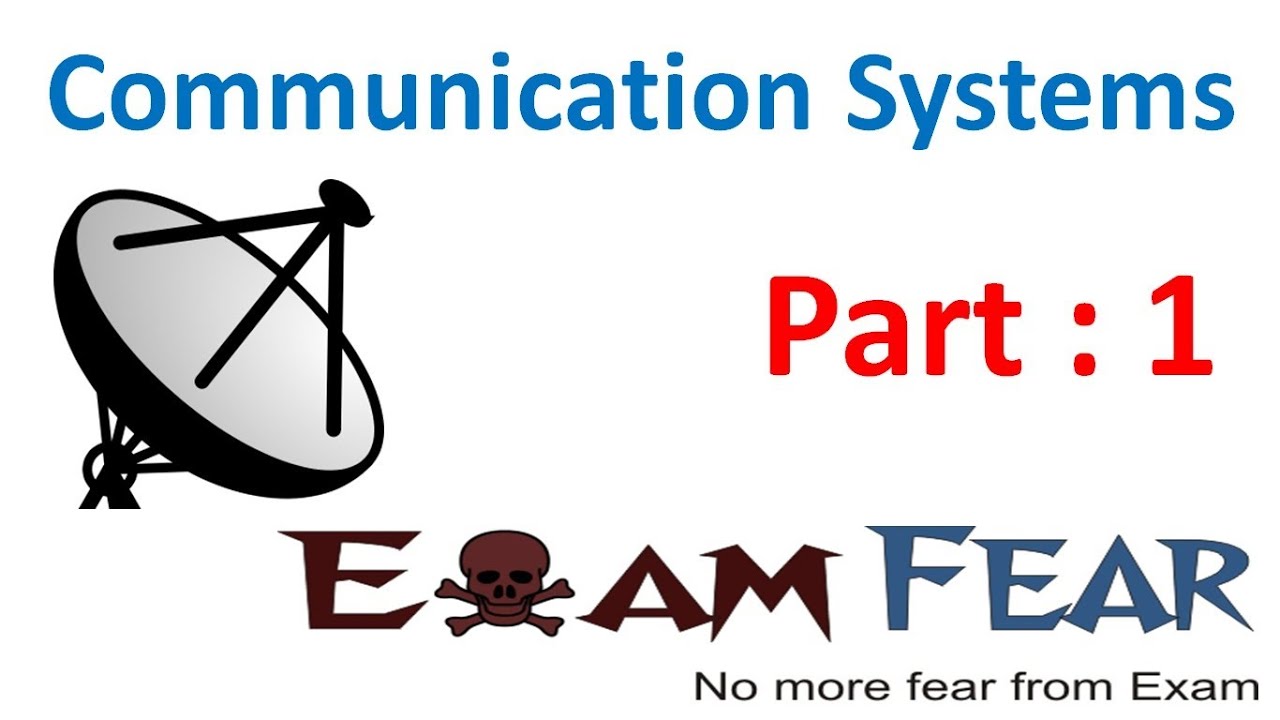 Physics Communication Systems part 1 (Introduction) CBSE class 12