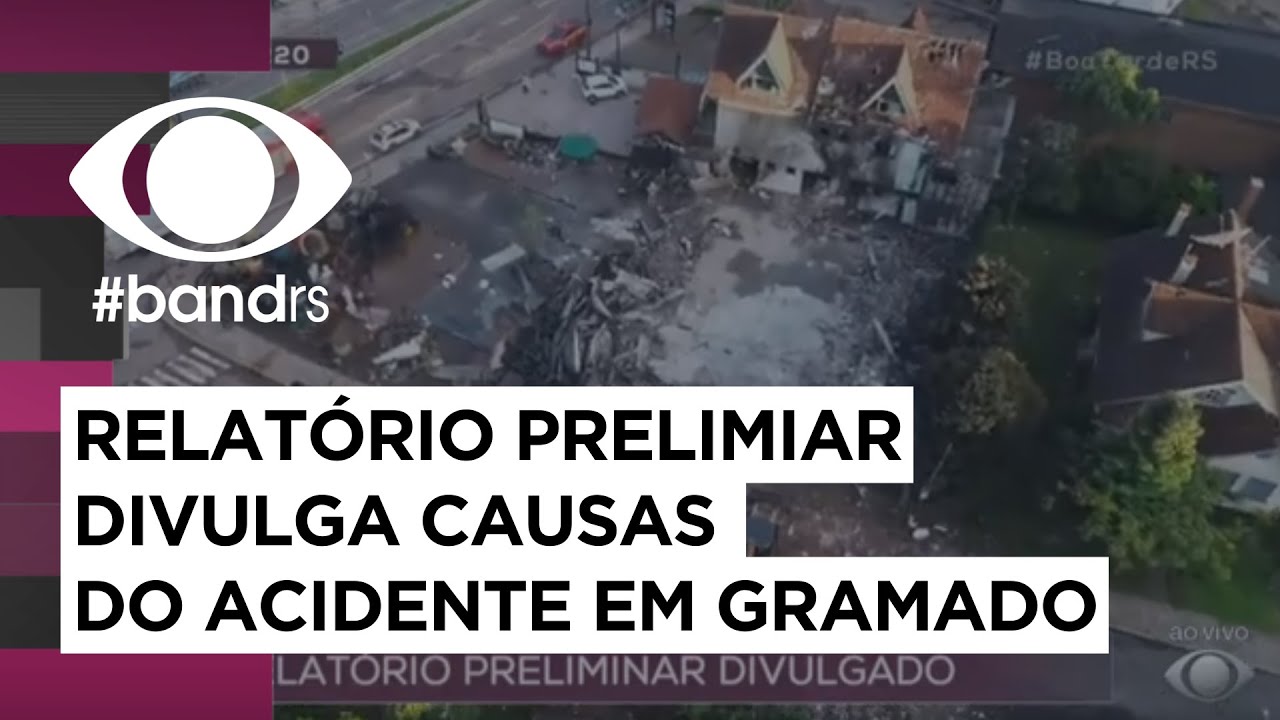 Gramado: relatório preliminar de avião que caiu é divulgado
