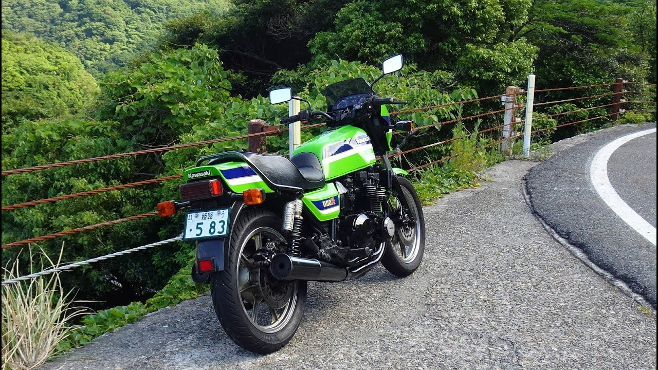 Z1100R 純正マフラー音