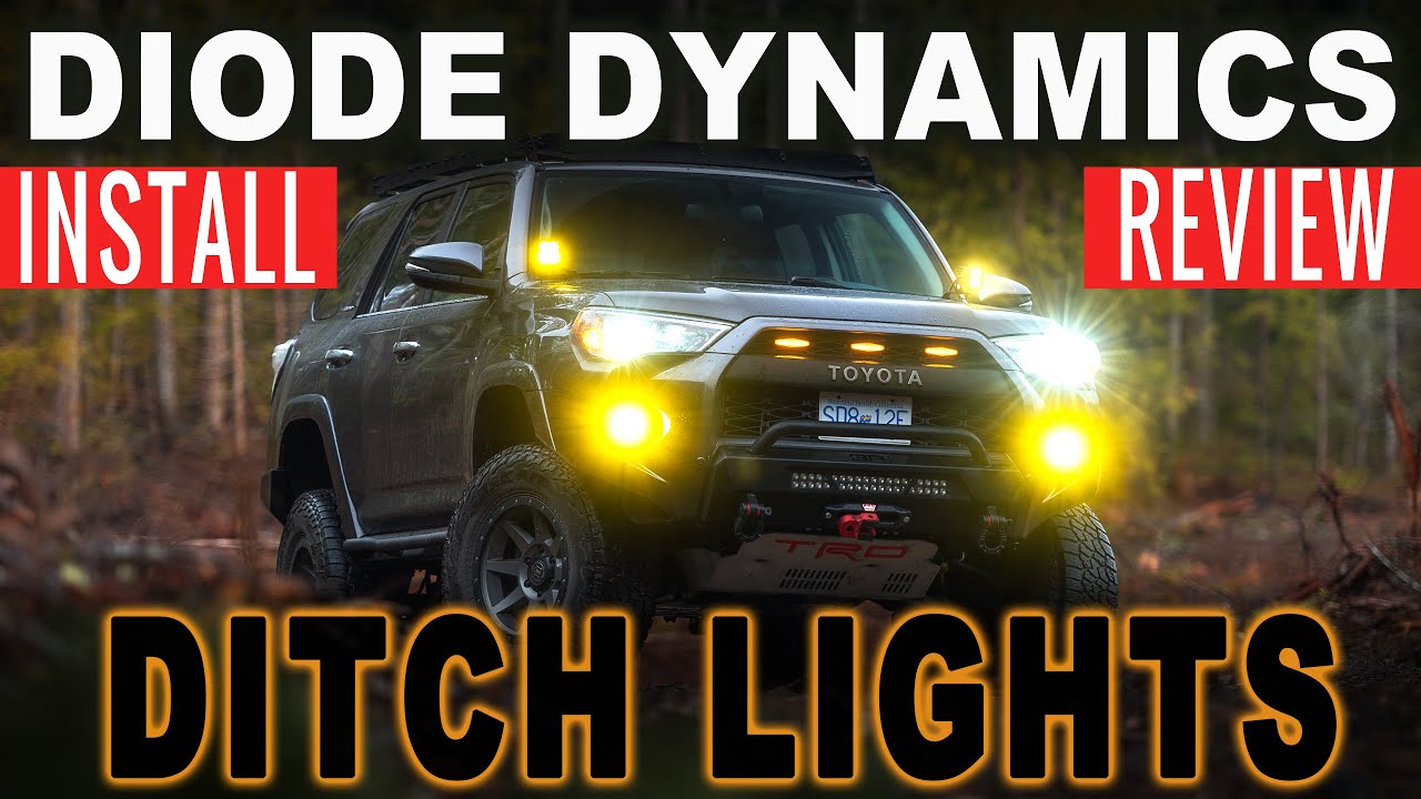 How To Install & Wire Diode Dynamics Ditch Lights on the 5th Gen 4Runner